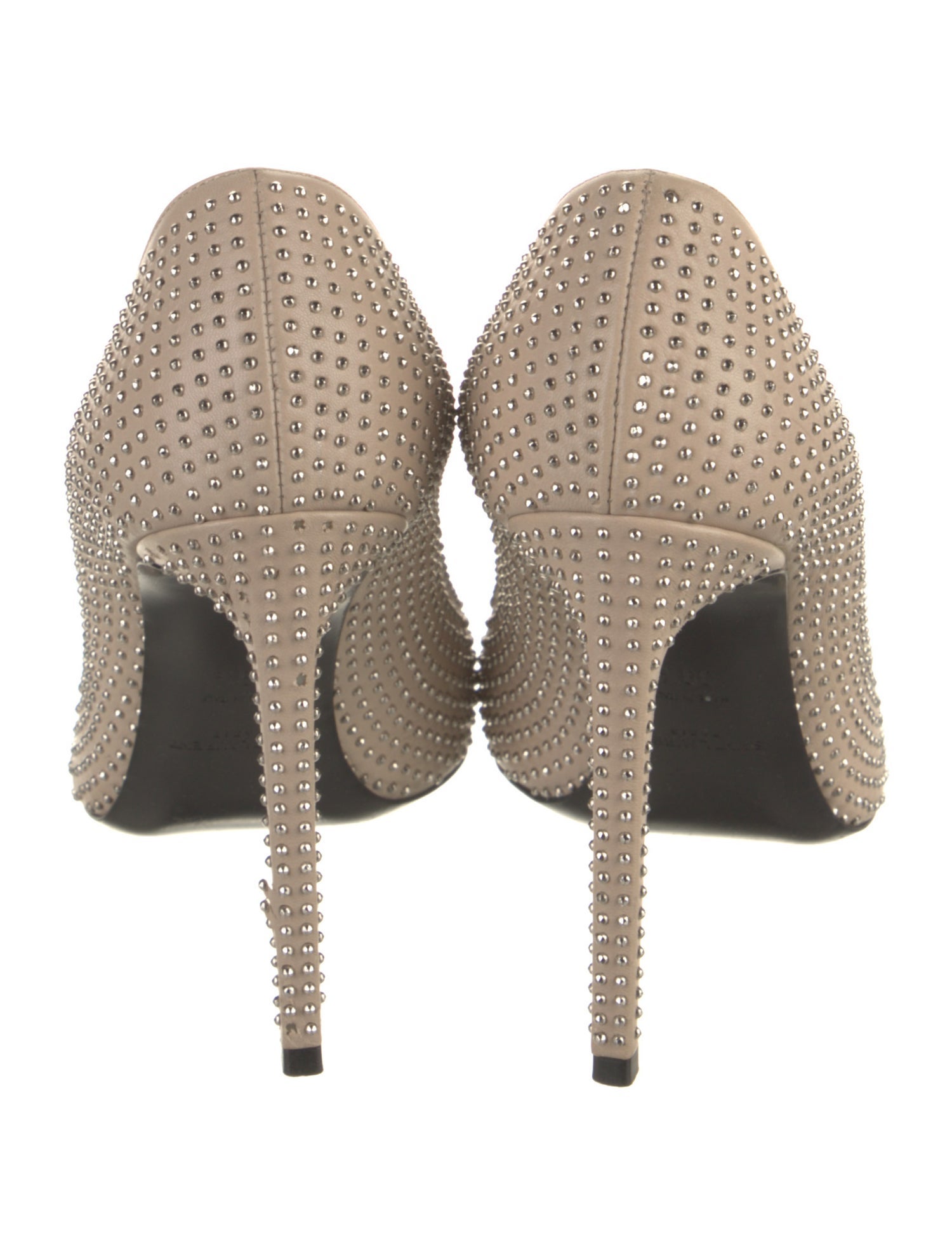 Saint Laurent Leather Studded Accents Pumps